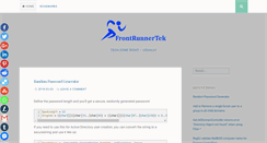 Desktop Screenshot of frontrunnertek.com