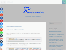 Tablet Screenshot of frontrunnertek.com